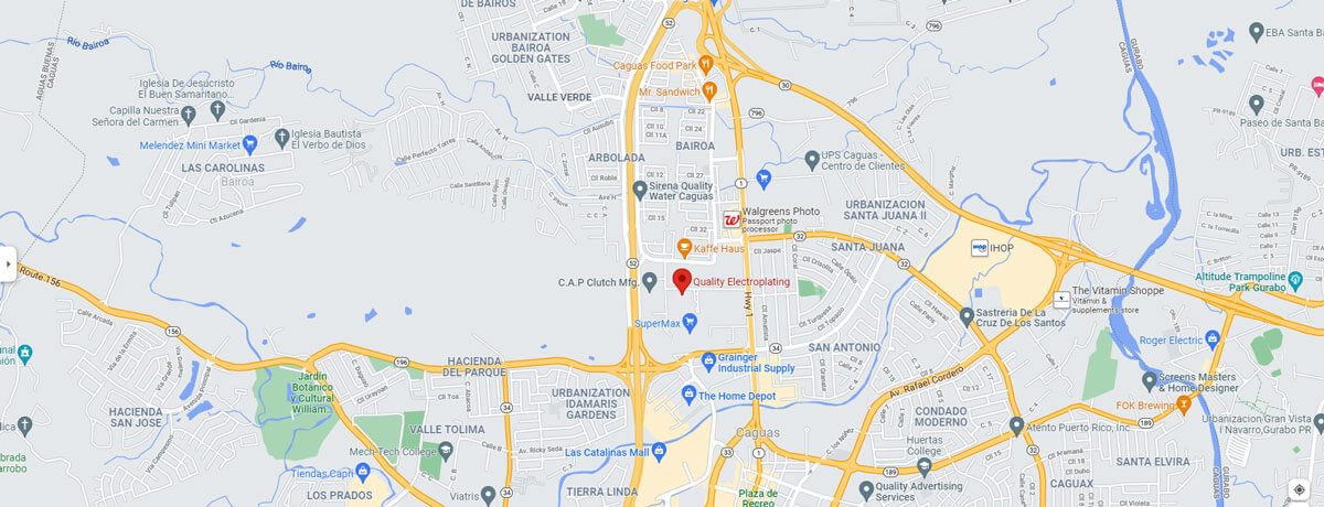 Localización de Quality Electroplating en Google Maps